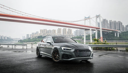 KARBEL - AUDI A5 / S5 B9 B9.5 DOUBLE - SIDED DRY CARBON FIBRE HOOD / BONNET - Aero Carbon UK