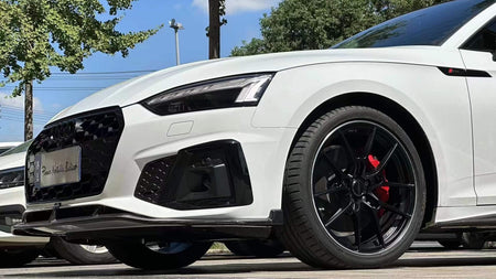 KARBEL - AUDI A5 / S5 B9.5 DRY CARBON FIBRE FRONT LIP V2 - Aero Carbon UK