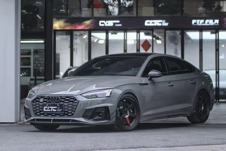 KARBEL - AUDI A5 / S5 B9.5 DRY CARBON FIBRE FRONT LIP V2 - Aero Carbon UK