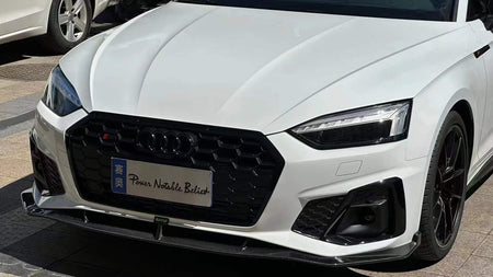 KARBEL - AUDI A5 / S5 B9.5 DRY CARBON FIBRE FRONT LIP V2 - Aero Carbon UK