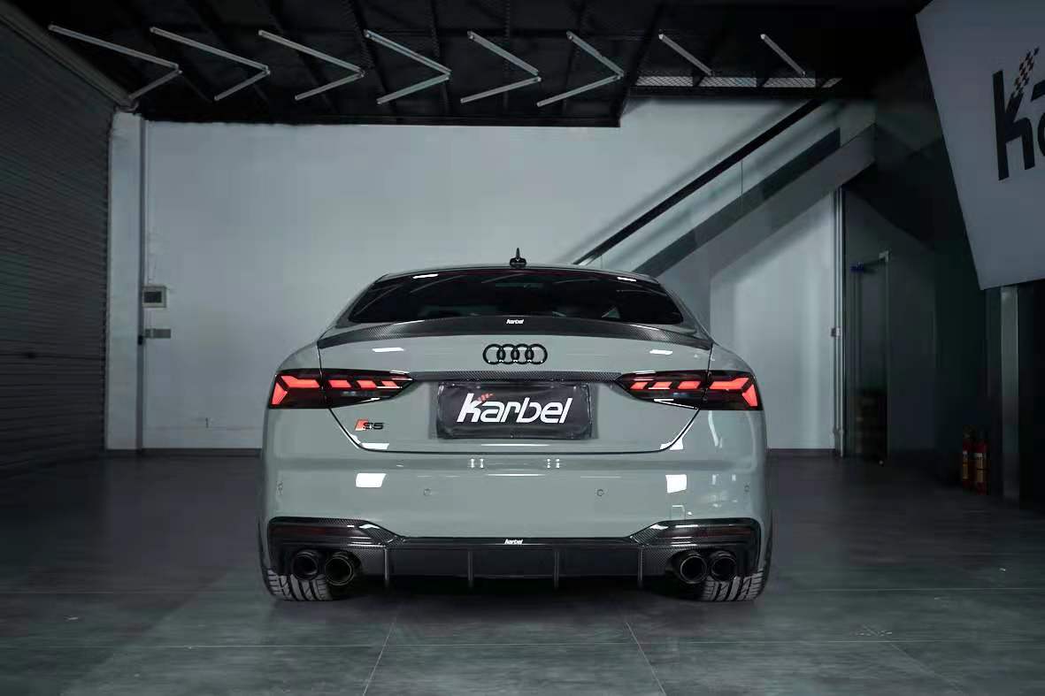 KARBEL - AUDI A5 / S5 B9.5 DRY CARBON FIBRE REAR DIFFUSER V2 - Aero Carbon UK