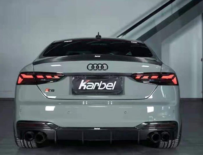 KARBEL - AUDI A5 / S5 B9.5 DRY CARBON FIBRE REAR DIFFUSER V2 - Aero Carbon UK