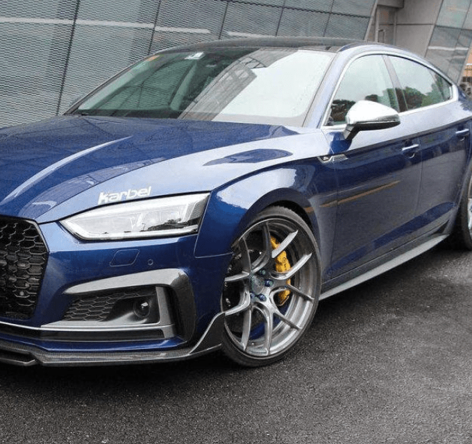 KARBEL - AUDI A5 / S5 / RS5 B9 DRY CARBON FIBRE SIDE SKIRTS - Aero Carbon UK