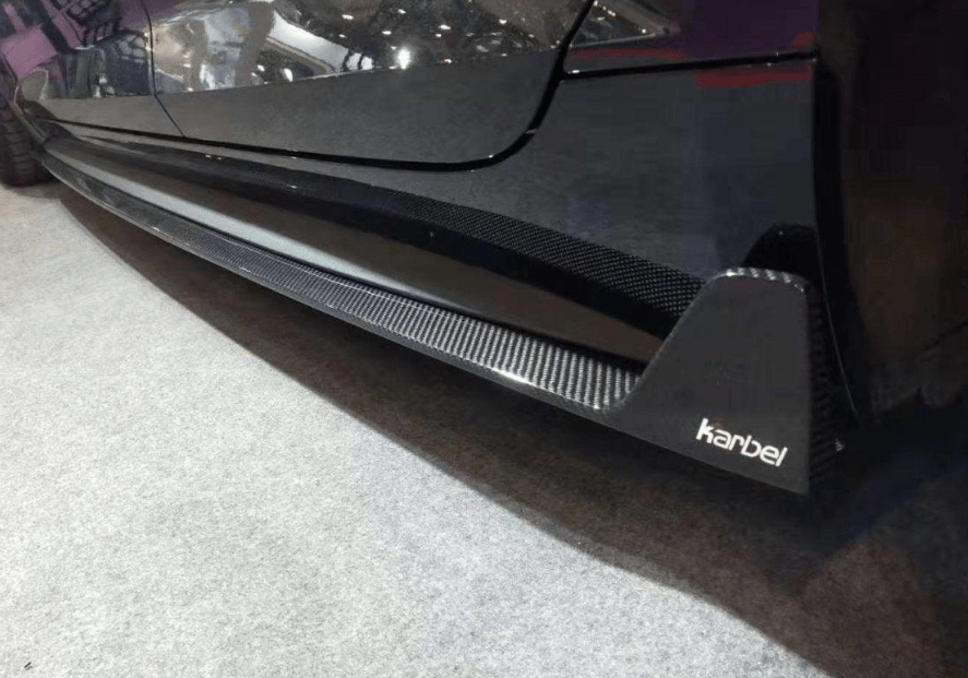 KARBEL - AUDI A5 / S5 / RS5 B9 DRY CARBON FIBRE SIDE SKIRTS - Aero Carbon UK
