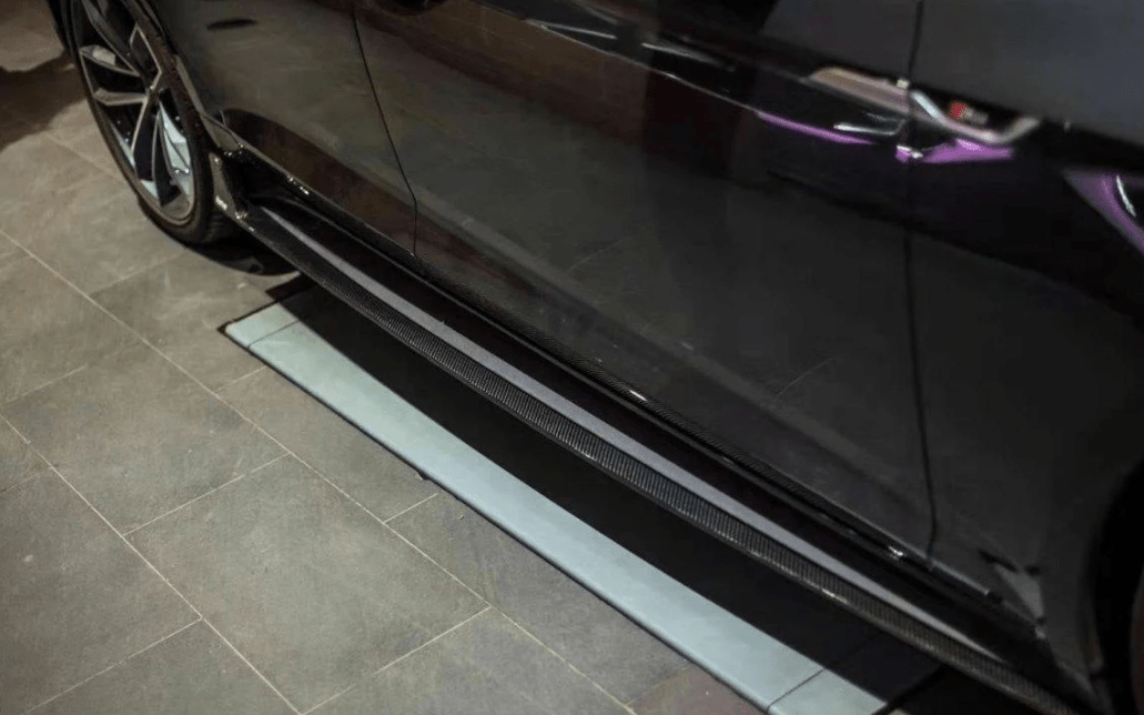 KARBEL - AUDI A5 / S5 / RS5 B9 DRY CARBON FIBRE SIDE SKIRTS - Aero Carbon UK