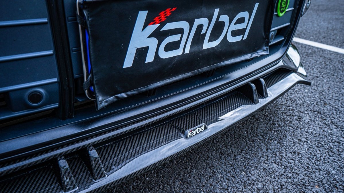 KARBEL - AUDI A6 AVANT C8 2020+ CARBON FIBRE LOWER FRONT LIP V1 - Aero Carbon UK