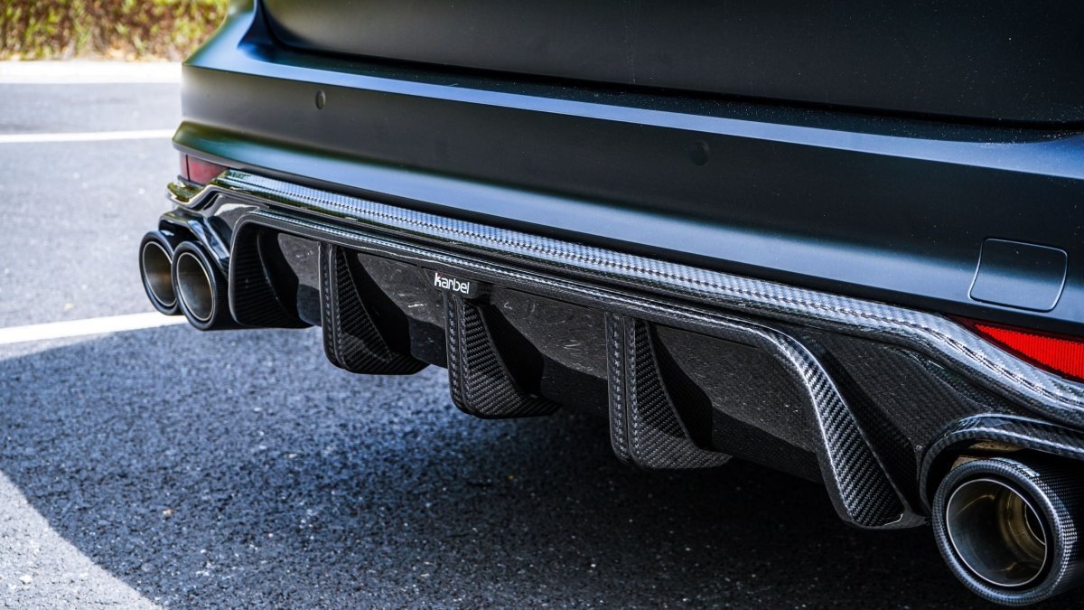 KARBEL - AUDI A6 AVANT C8 2020+ CARBON FIBRE REAR DIFFUSER V1 - Aero Carbon UK