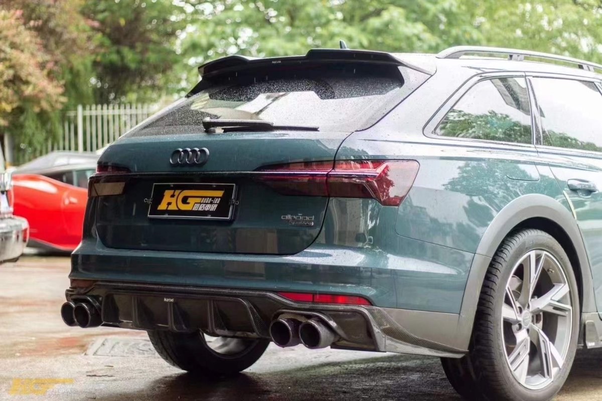 KARBEL - AUDI A6 AVANT C8 2020+ CARBON FIBRE REAR DIFFUSER V1 - Aero Carbon UK
