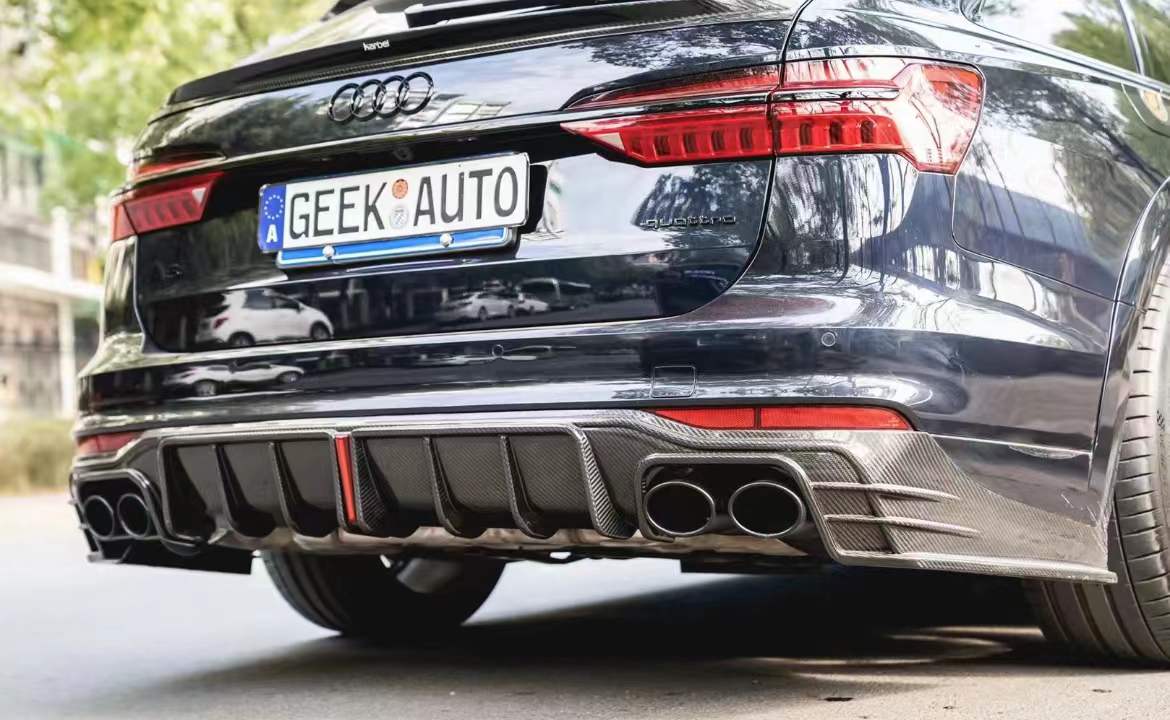 KARBEL - AUDI A6 AVANT C8 2020+ CARBON FIBRE REAR DIFFUSER V2 - Aero Carbon UK