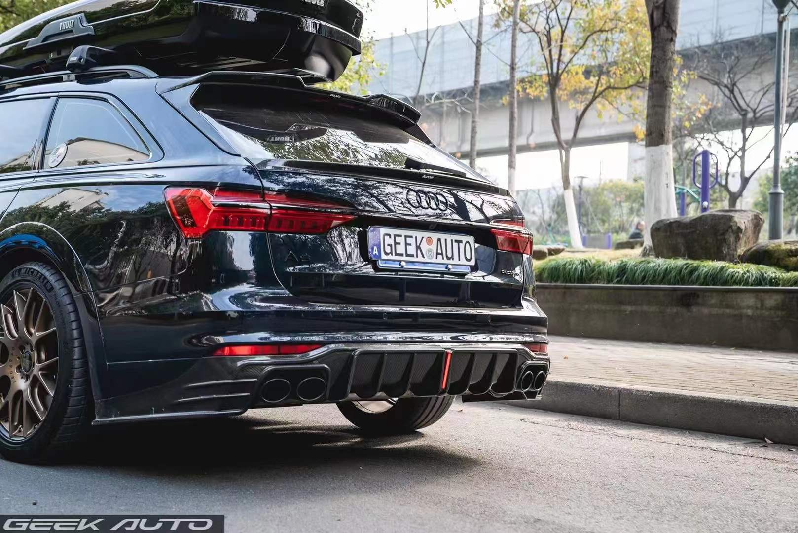 KARBEL - AUDI A6 AVANT C8 2020+ CARBON FIBRE REAR MID SPOILER - Aero Carbon UK