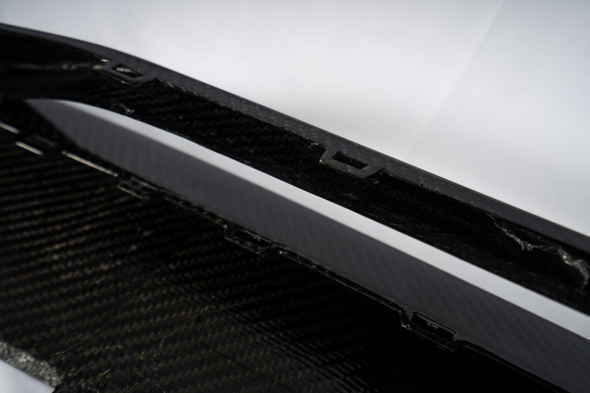 KARBEL - AUDI A6 AVANT C8 2020+ CARBON FIBRE UPPER FRONT LIP - Aero Carbon UK