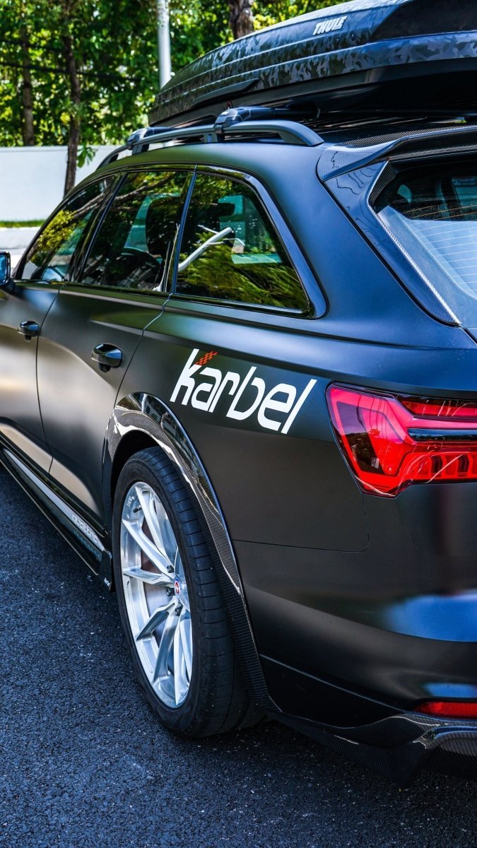 KARBEL - AUDI A6 AVANT C8 2020+ CARBON FIBRE WHEEL ARCHES - Aero Carbon UK