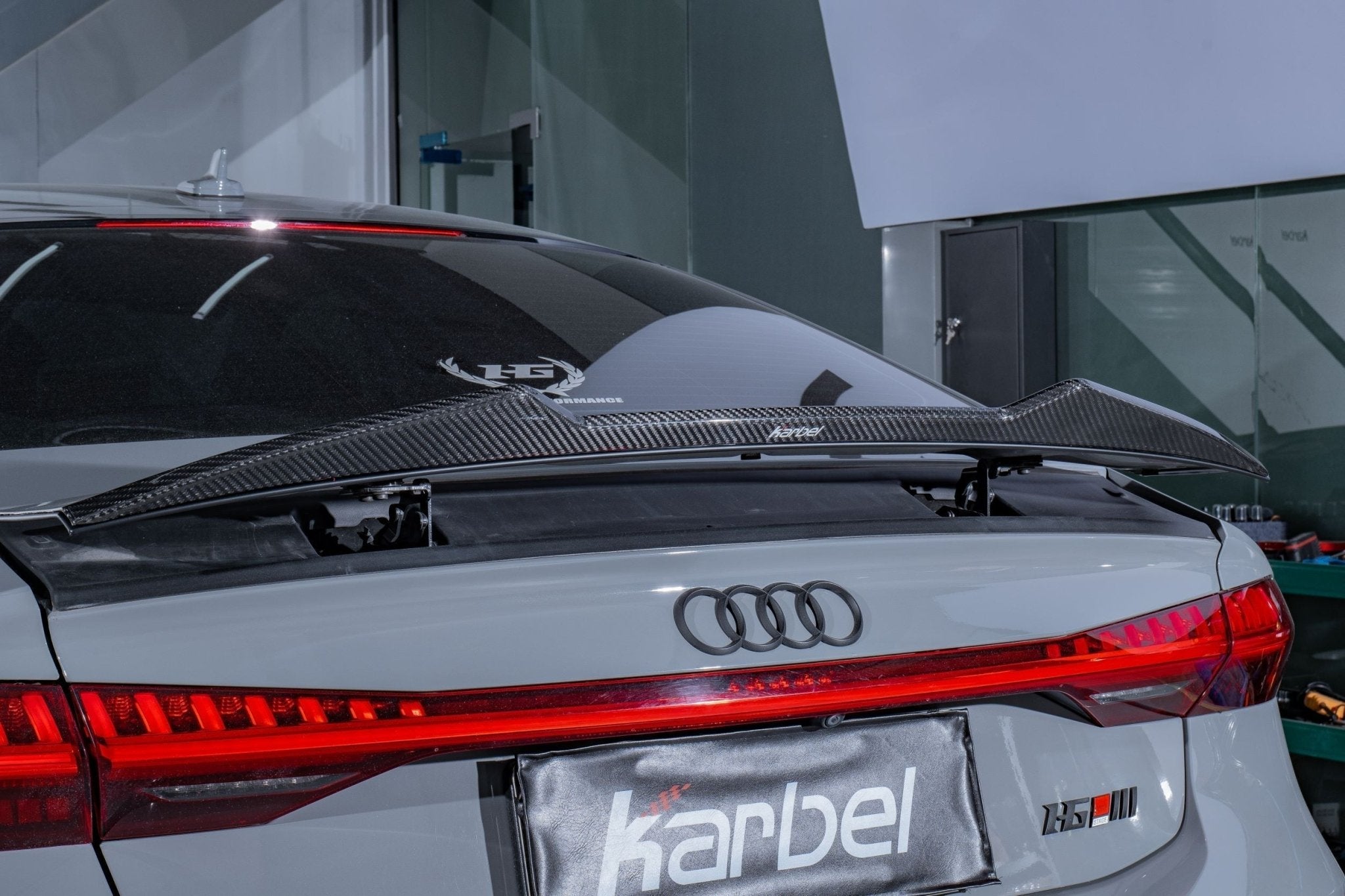 KARBEL - AUDI A7 S7 RS7 C8 DRY CARBON FIBRE REAR SPOILER V2 - Aero Carbon UK