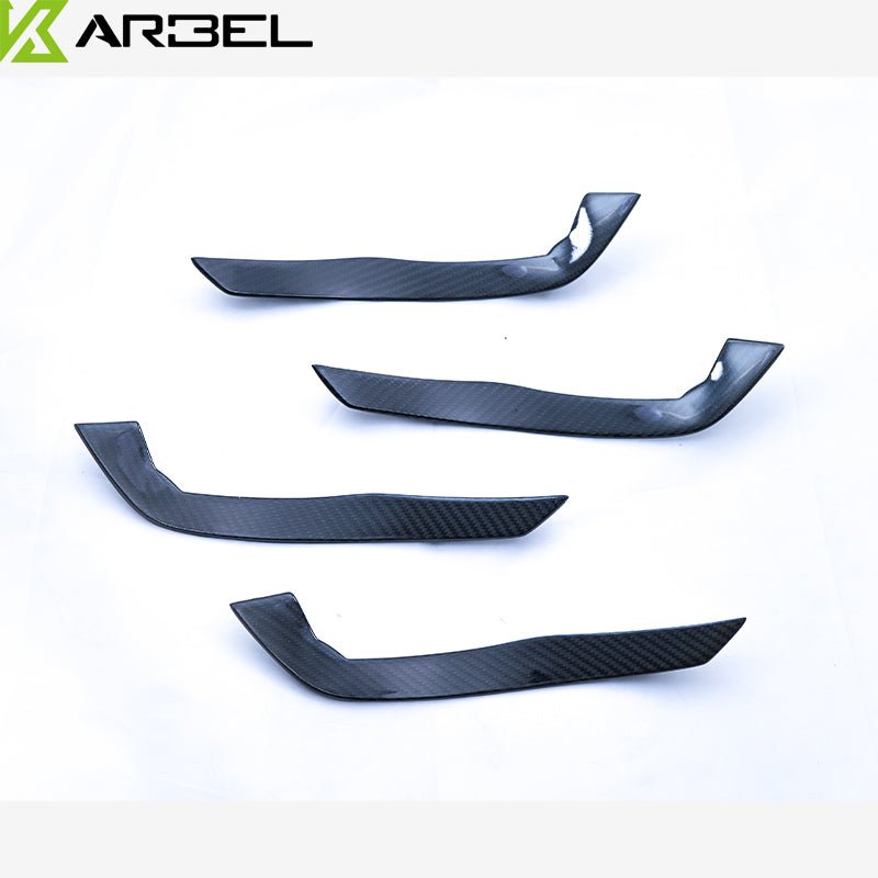 KARBEL - AUDI RS3 8V CARBON FIBRE FRONT CANARDS - Aero Carbon UK