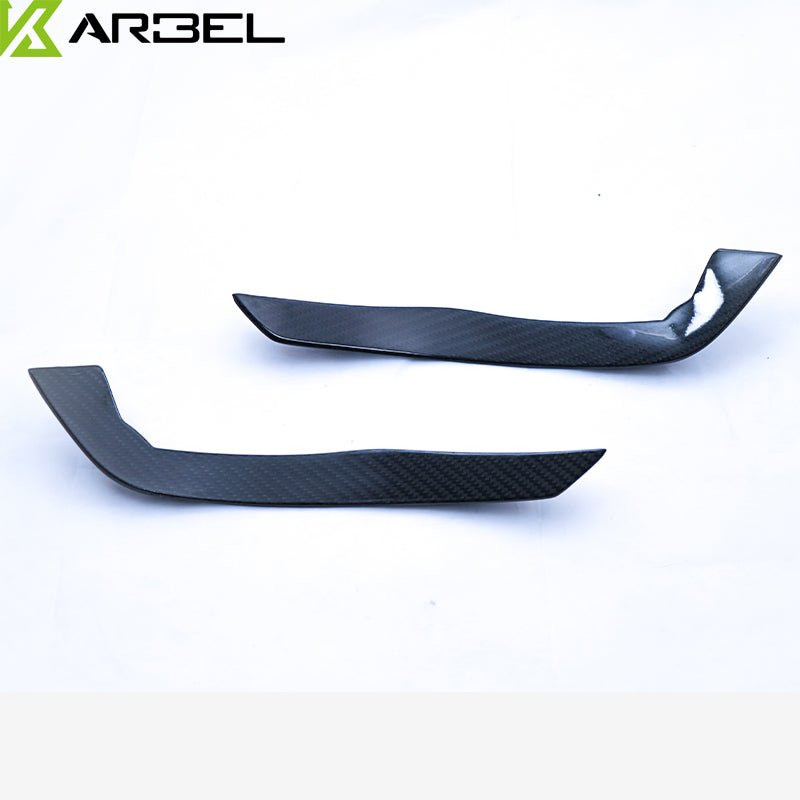 KARBEL - AUDI RS3 8V CARBON FIBRE FRONT CANARDS - Aero Carbon UK