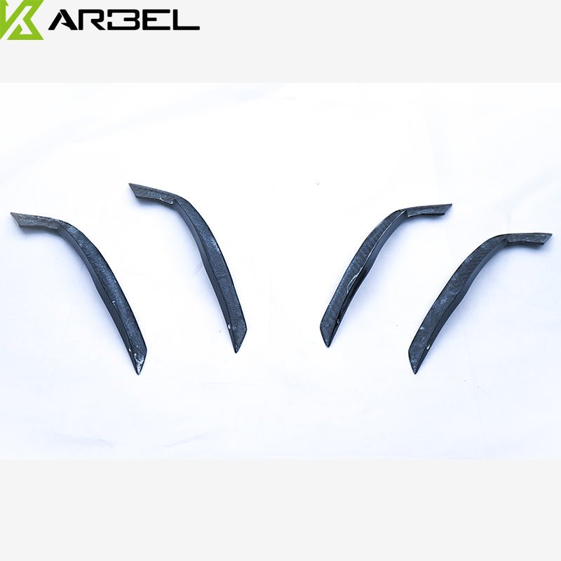 KARBEL - AUDI RS3 8V CARBON FIBRE FRONT CANARDS - Aero Carbon UK