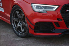 KARBEL - AUDI RS3 8V CARBON FIBRE FRONT CANARDS - Aero Carbon UK