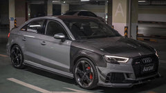 KARBEL - AUDI RS3 8V CARBON FIBRE FRONT CANARDS - Aero Carbon UK