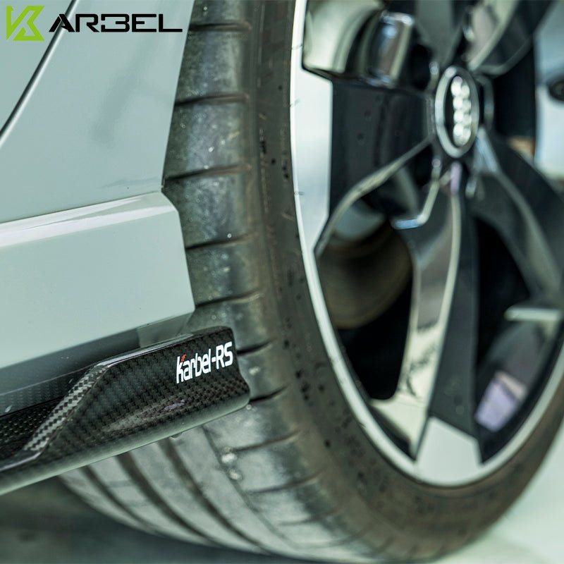 KARBEL - AUDI RS3 8V CARBON FIBRE SIDE SKIRTS - Aero Carbon UK