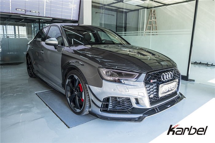 KARBEL - AUDI RS3 8V CARBON FIBRE SIDE SKIRTS - Aero Carbon UK