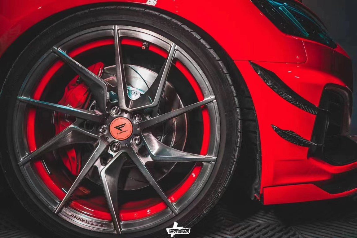 KARBEL - AUDI RS4 B9 B9.5 DRY CARBON FIBRE CANARDS - Aero Carbon UK