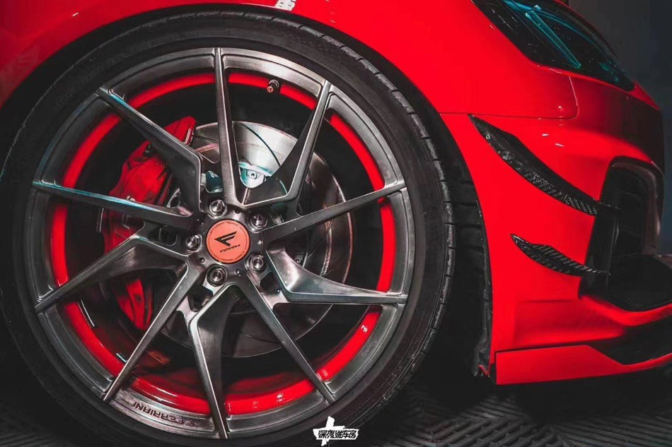 KARBEL - AUDI RS4 B9 B9.5 DRY CARBON FIBRE CANARDS - Aero Carbon UK