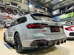 KARBEL - AUDI RS4 B9 B9.5 DRY CARBON FIBRE ROOF TOP SPOILER V2 - Aero Carbon UK