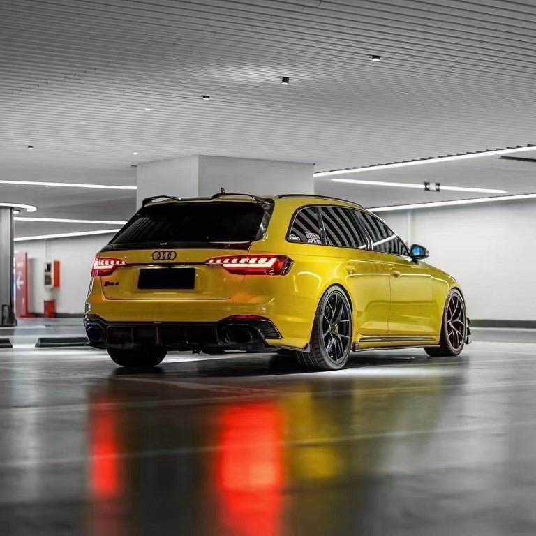 Rs4 Rear Spoiler KARBEL - AUDI RS4 B9 B9.5 DRY CARBON FIBRE ROOF TOP SPOILER V2 – Aero ...