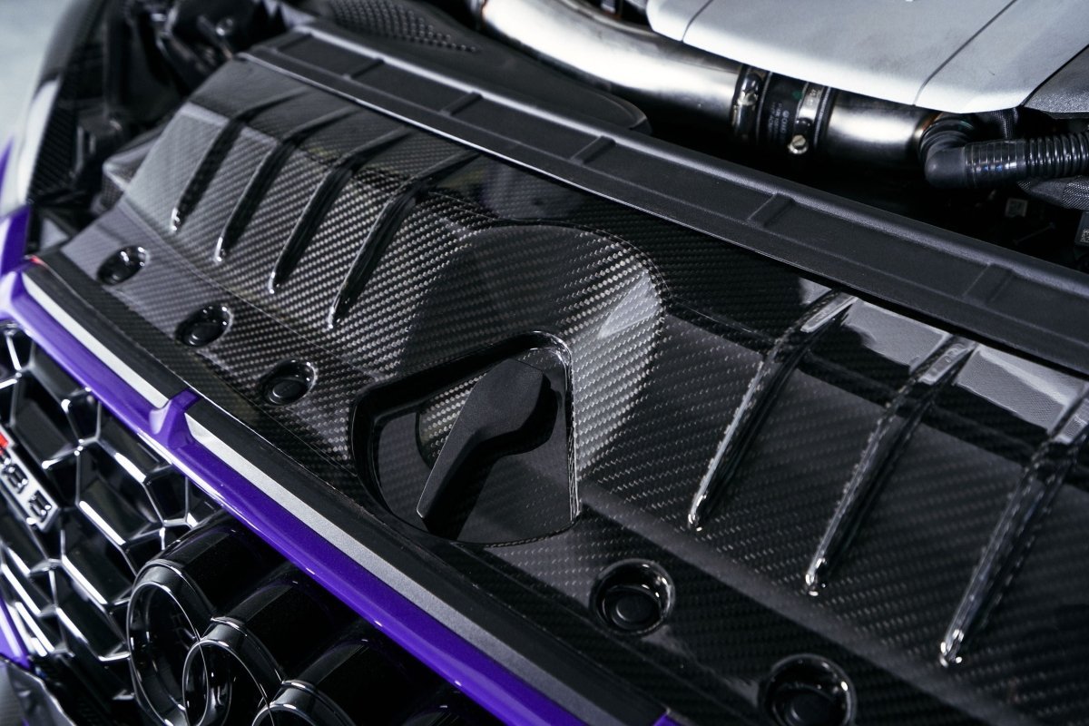 KARBEL - AUDI RS4 / RS5 B9.5 DRY CARBON FIBRE RADIATOR COOLING PLATE - Aero Carbon UK