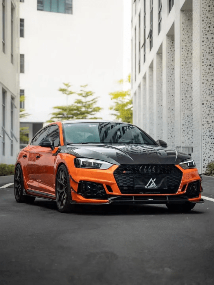 KARBEL - AUDI RS5 B9 CARBON FIBER FRONT LIP - Aero Carbon UK
