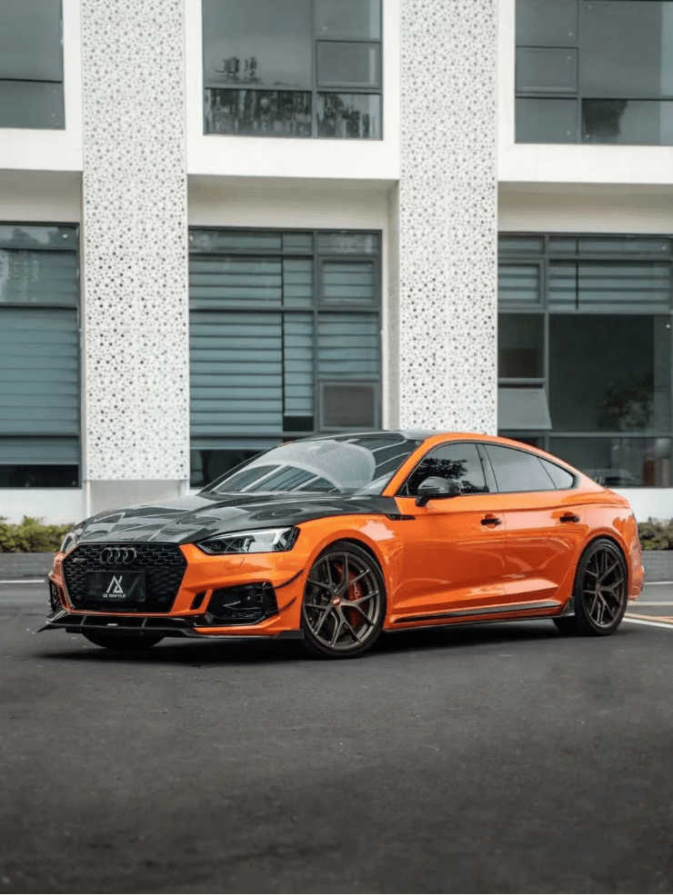 KARBEL - AUDI RS5 B9 CARBON FIBER FRONT LIP - Aero Carbon UK