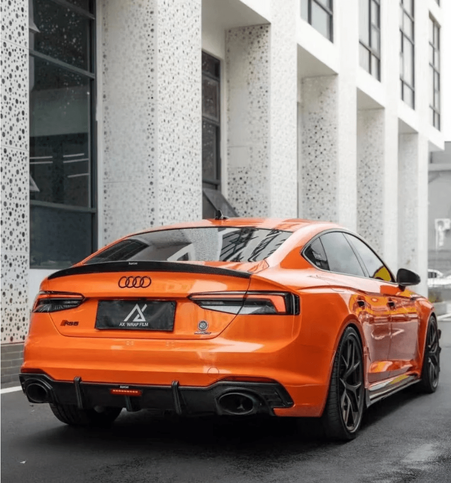 KARBEL - AUDI RS5 B9 CARBON FIBER LED REAR DIFFUSER - Aero Carbon UK