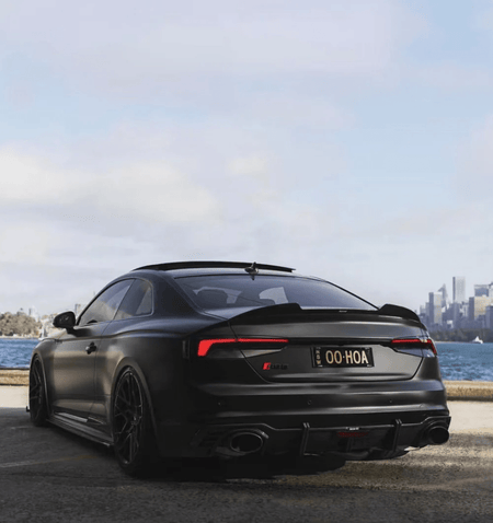 KARBEL - AUDI RS5 B9 CARBON FIBER LED REAR DIFFUSER - Aero Carbon UK