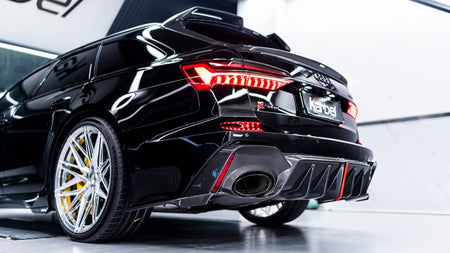 KARBEL - AUDI RS6 C8 DRY CARBON FIBRE REAR MID SPOILER - Aero Carbon UK