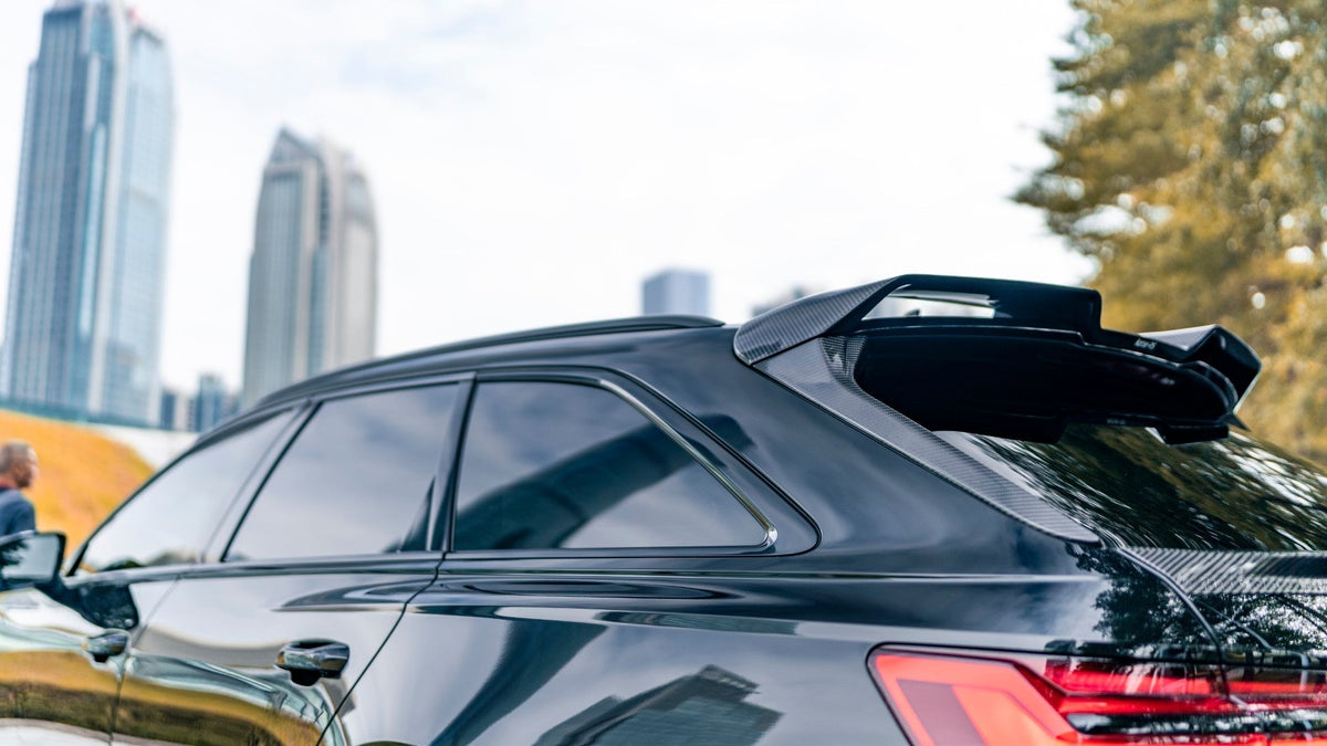 KARBEL - AUDI RS6 C8 DRY CARBON FIBRE REAR MID SPOILER - Aero Carbon UK