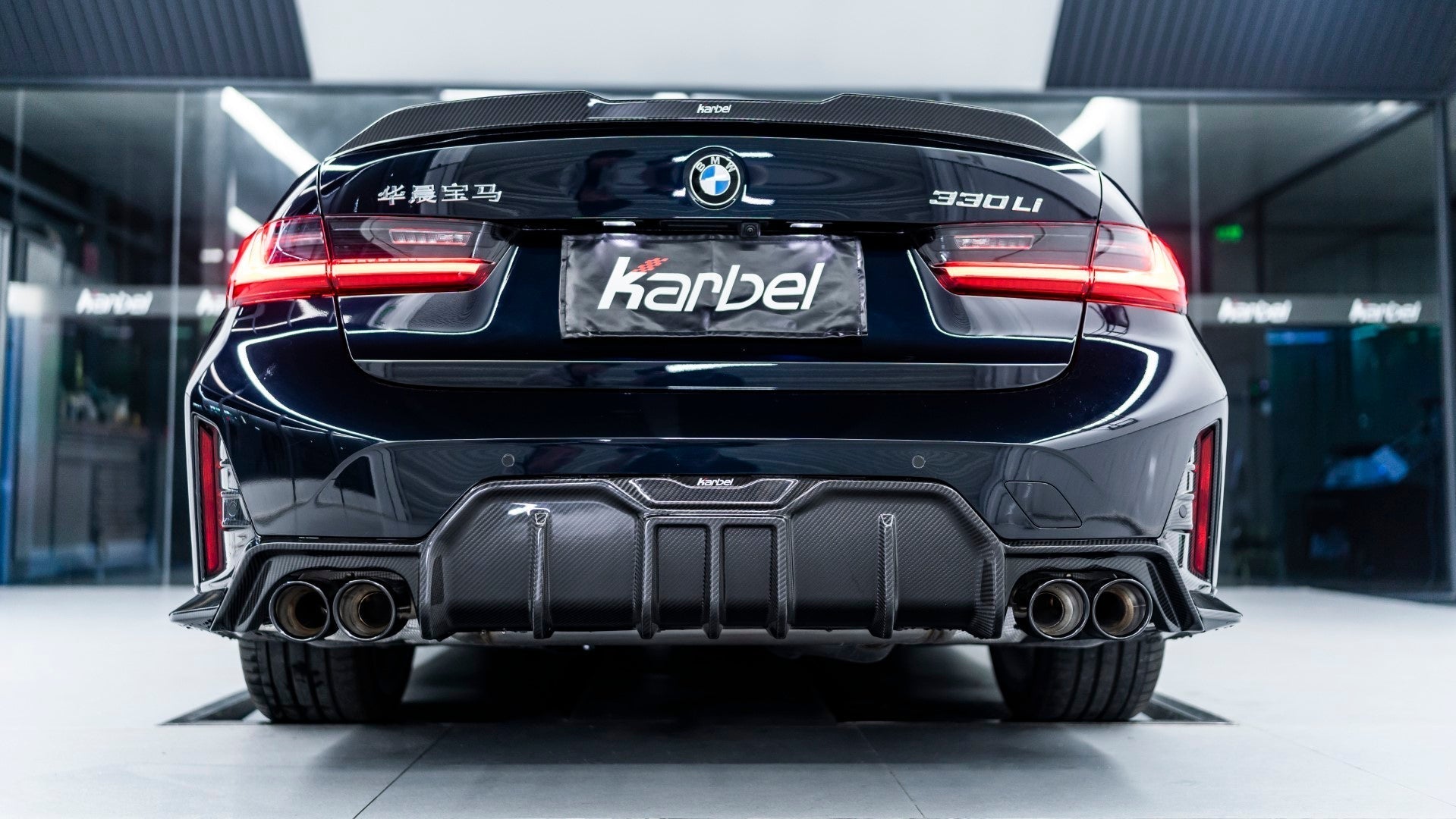 KARBEL - BMW 3 SERIES G20 LCI CARBON FIBRE REAR DIFFUSER - Aero Carbon UK