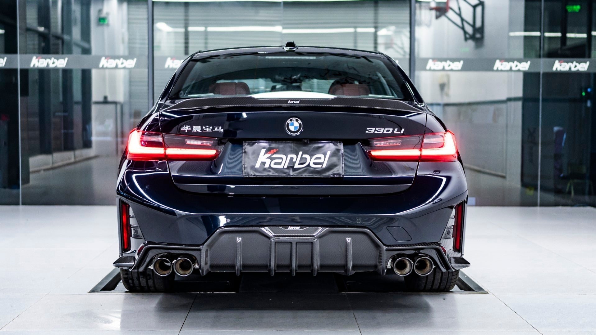 KARBEL - BMW 3 SERIES G20 LCI CARBON FIBRE REAR DIFFUSER - Aero Carbon UK