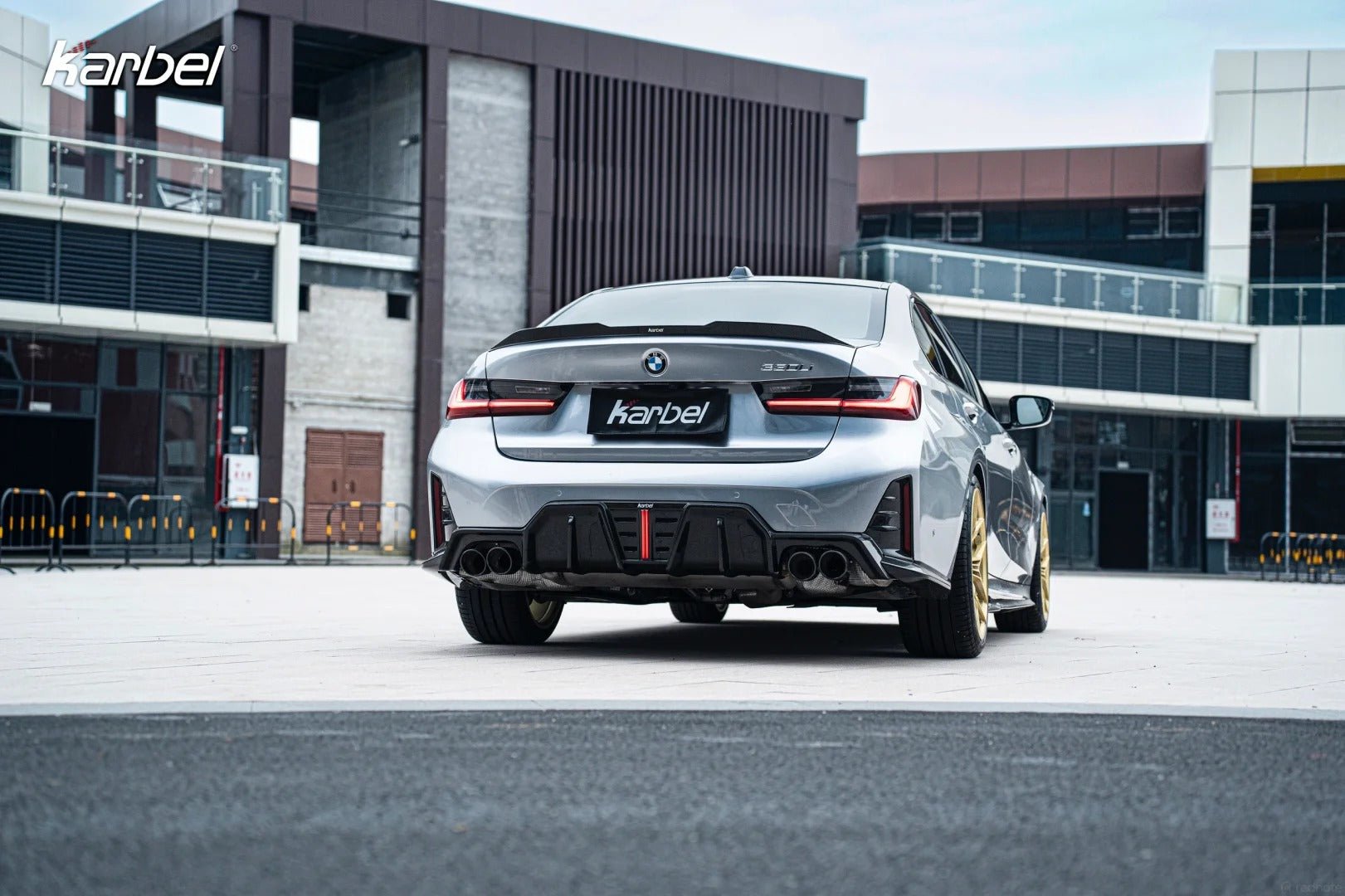 KARBEL - BMW 3 SERIES G20 LCI DRY CARBON FIBRE REAR DIFFUSER V2 - Aero Carbon UK