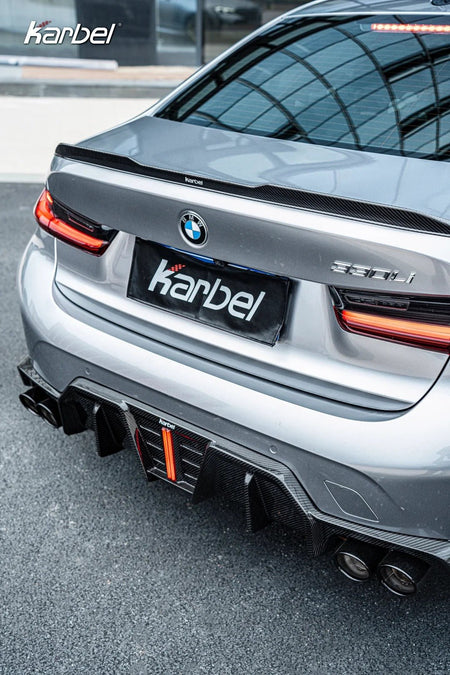 KARBEL - BMW 3 SERIES G20 LCI DRY CARBON FIBRE REAR DIFFUSER V2 - Aero Carbon UK