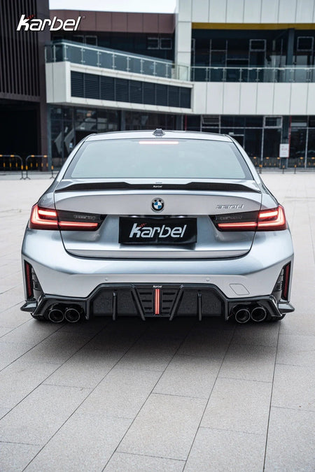 KARBEL - BMW 3 SERIES G20 LCI DRY CARBON FIBRE REAR DIFFUSER V2 - Aero Carbon UK