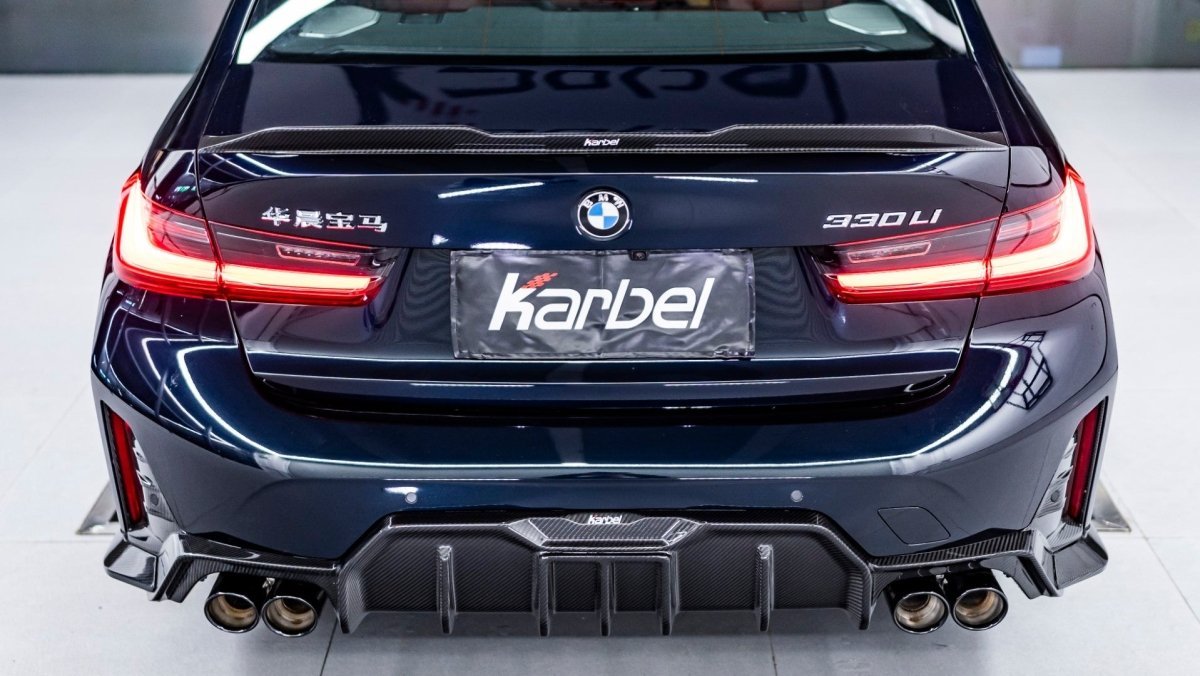 KARBEL - BMW 3 SERIES G20 / M3 G80 CARBON FIBRE REAR SPOILER V2 - Aero Carbon UK