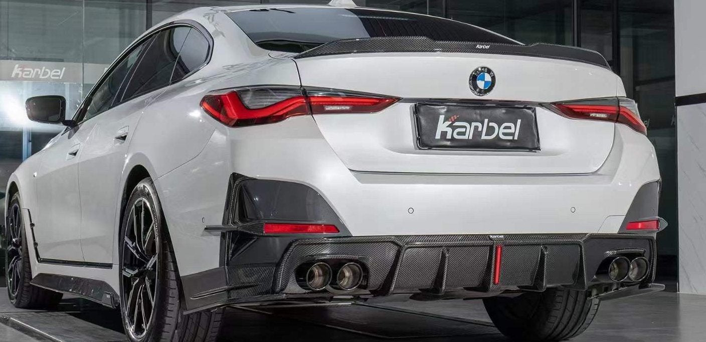 KARBEL - BMW 4 SERIES GRAN COUPE G26 REAR DIFFUSER AND SPOILER BUNDLE - Aero Carbon UK