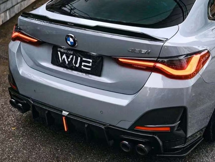 KARBEL - BMW 4 SERIES GRAN COUPE G26 REAR DIFFUSER AND SPOILER BUNDLE - Aero Carbon UK