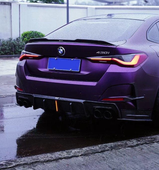 KARBEL - BMW 4 SERIES GRAN COUPE G26 REAR DIFFUSER AND SPOILER BUNDLE - Aero Carbon UK