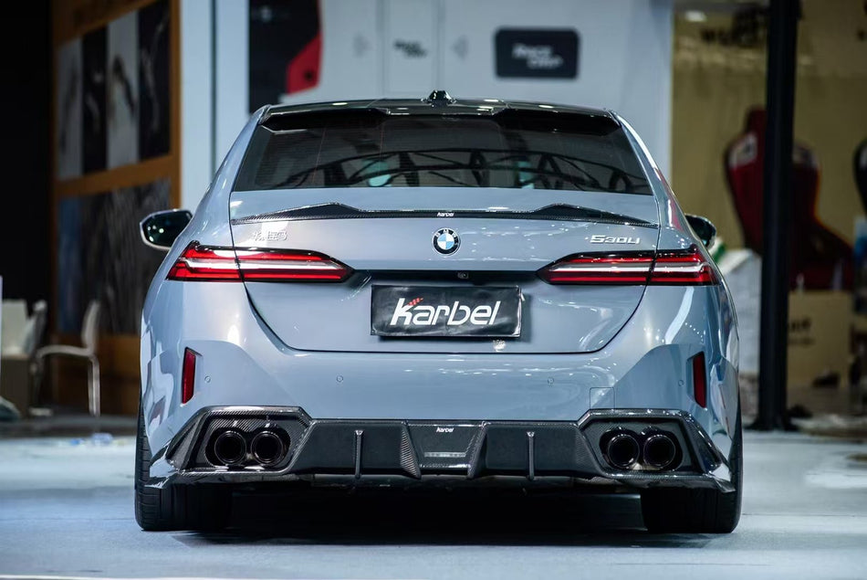 KARBEL - BMW 5 SERIES G60 DRY CARBON FIBER REAR ROOF SPOILER - Aero Carbon UK