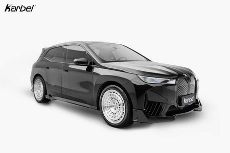KARBEL - BMW IX I20 DRY CARBON FIBER FRONT LIP SPLITTER - Aero Carbon UK