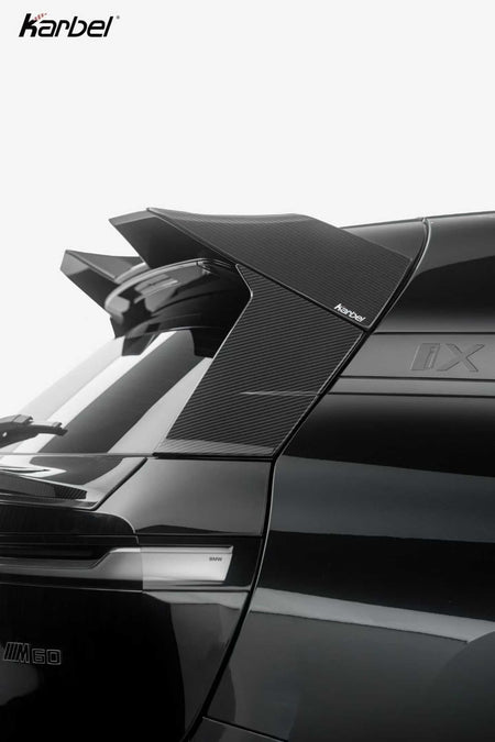 KARBEL - BMW IX I20 DRY CARBON FIBER ROOF REAR SPOILER - Aero Carbon UK