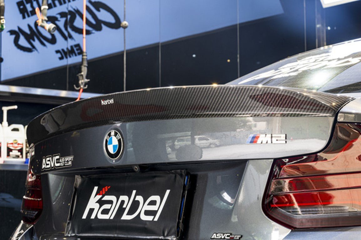 KARBEL - BMW M2 M2C F87 CARBON FIBRE REAR SPOILER – Aero Carbon UK