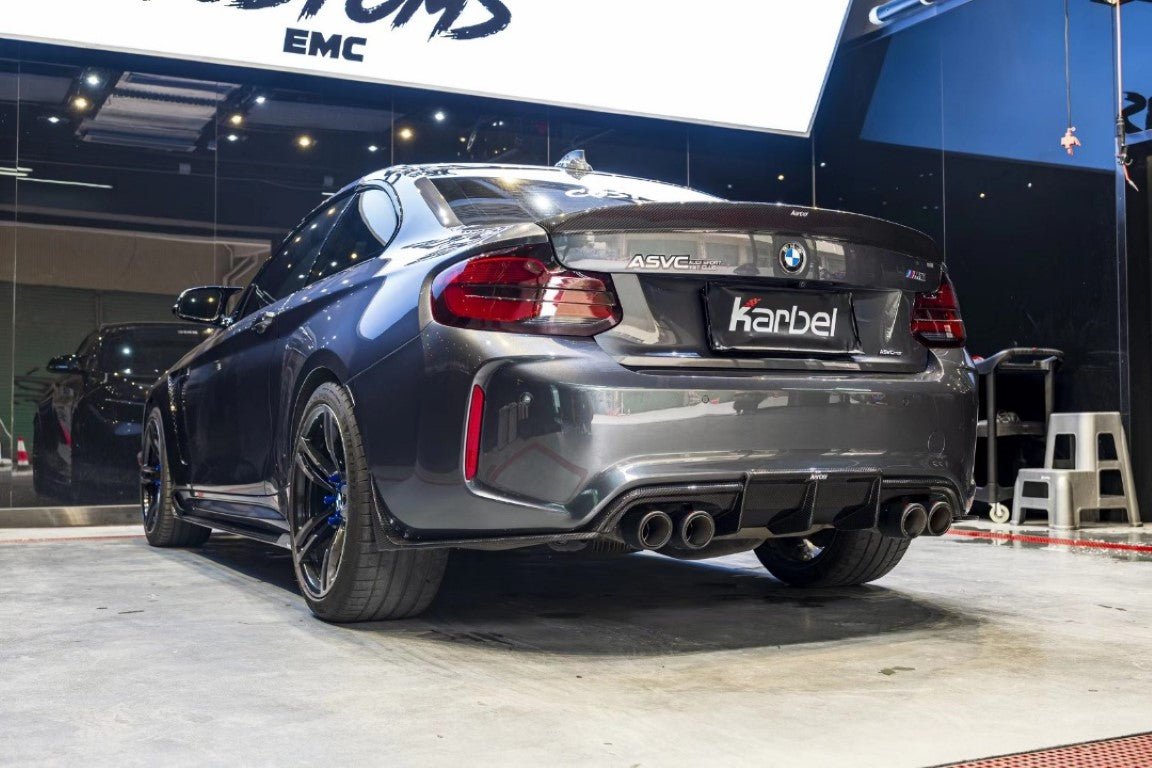 KARBEL - BMW M2 / M2C F87 DRY CARBON FIBRE REAR DIFFUSER - Aero Carbon UK