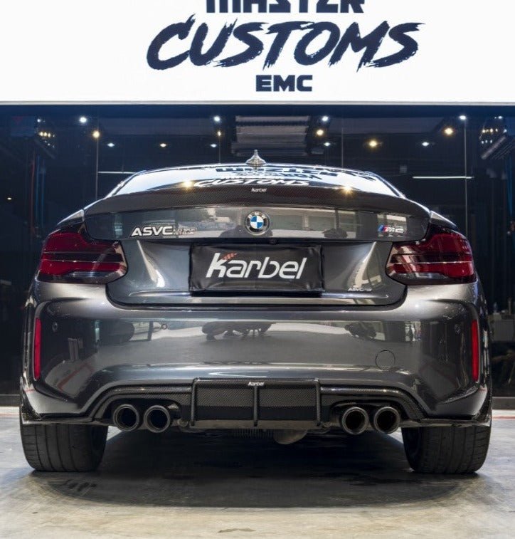 KARBEL - BMW M2 / M2C F87 DRY CARBON FIBRE REAR DIFFUSER - Aero Carbon UK